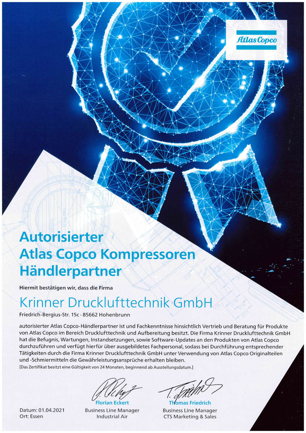 Atlas Copco Händlerpartner München